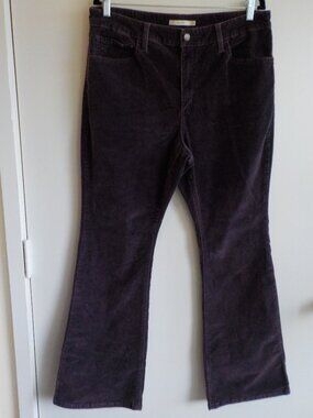 Levis Pants Corduroy Purple - 33 Waist / Length 32 - 726 Flare (2660)